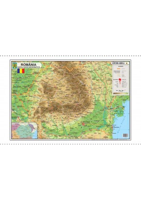 Harta Romania Format 50 x 70 cm